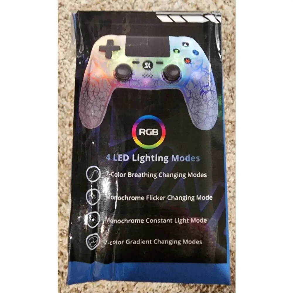 Wireless Controller for PS4, Controller Compatible with PS4/Pro/Slim,Double